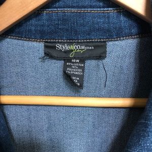 Style & Co Jackets & Coats - Style & Co Woman Jean jacket Style & Co Jackets & Coats - Style & Co Woman Jean jacket